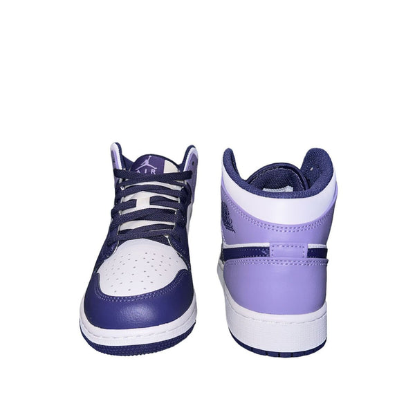 Jordan 1 Mid White Sky J Purple