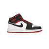 Jordan 1 Mid Gym Red Black Toe