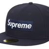 Supreme Championship Box Logo New Era 59Fifty Cappello Blu Navy