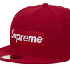 Supreme Championship Box Logo New Era 59Fifty Cappello Rosso