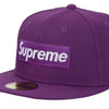 Supreme Championship Box Logo New Era 59Fifty Cappello Viola